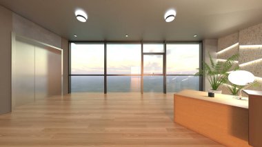 Ofis alanının 3B görüntülemesi