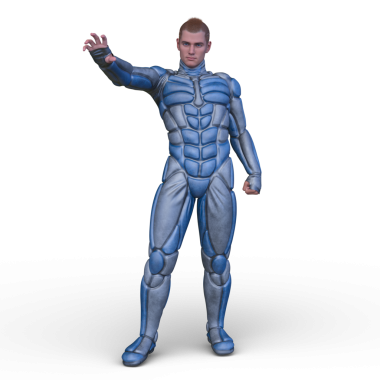 Bir siber adamın 3 boyutlu canlandırması