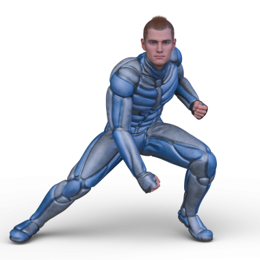 Bir siber adamın 3 boyutlu canlandırması