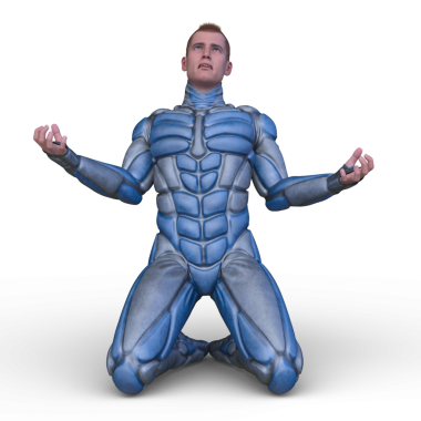 Bir siber adamın 3 boyutlu canlandırması