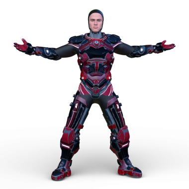 Bir siber adamın 3 boyutlu canlandırması