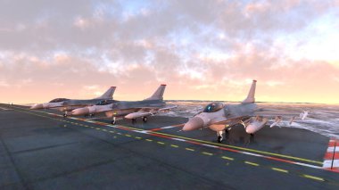 Uçak gemisinin 3D görüntülemesi