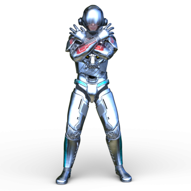 Bir siber adamın 3 boyutlu canlandırması