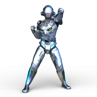 Bir siber adamın 3 boyutlu canlandırması