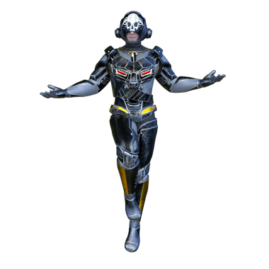 Bir siber adamın 3 boyutlu canlandırması