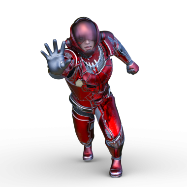 Bir siber adamın 3 boyutlu canlandırması