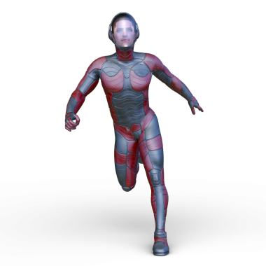 Bir siber adamın 3 boyutlu canlandırması