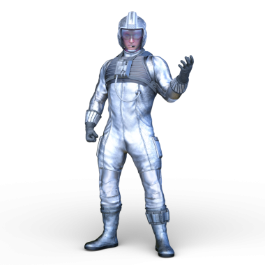 Bir siber adamın 3 boyutlu canlandırması