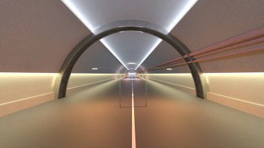 Giriş lobisinin 3 boyutlu görüntülemesi