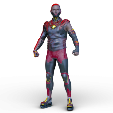 Bir siber adamın 3 boyutlu canlandırması