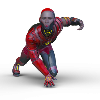 Bir siber adamın 3 boyutlu canlandırması