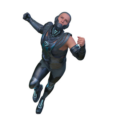 Bir siber adamın 3 boyutlu canlandırması