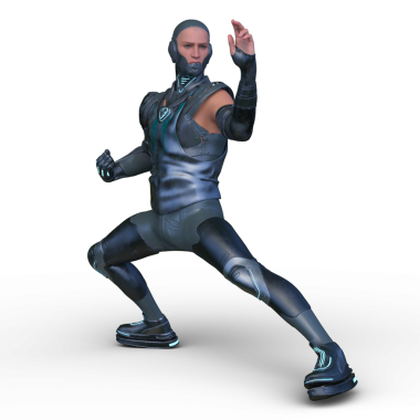 Bir siber adamın 3 boyutlu canlandırması