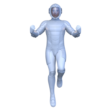 Bir siber adamın 3 boyutlu canlandırması