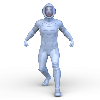 Bir siber adamın 3 boyutlu canlandırması