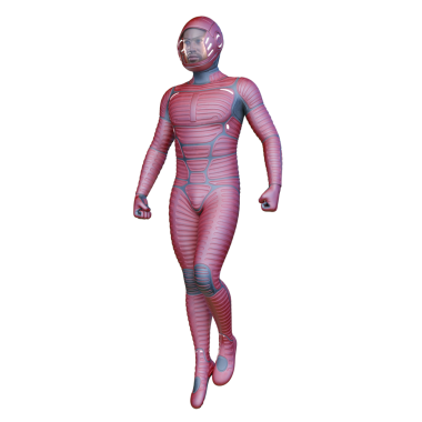 Bir siber adamın 3 boyutlu canlandırması