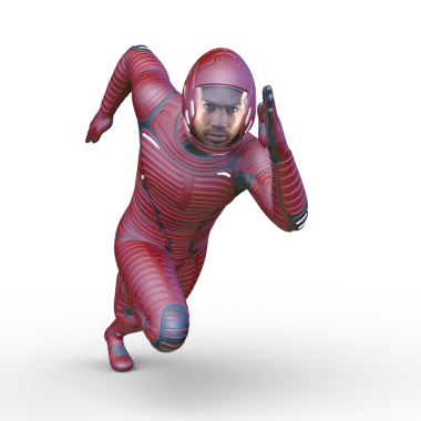 Bir siber adamın 3 boyutlu canlandırması