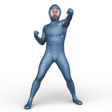 Bir siber adamın 3 boyutlu canlandırması