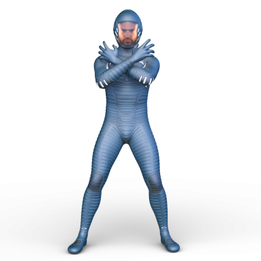 Bir siber adamın 3 boyutlu canlandırması