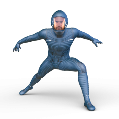 Bir siber adamın 3 boyutlu canlandırması