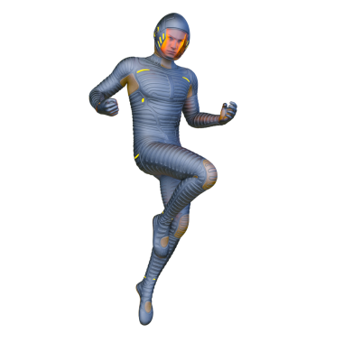 Bir siber adamın 3 boyutlu canlandırması