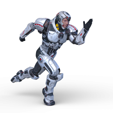 Bir siber adamın 3 boyutlu canlandırması