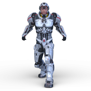 Bir siber adamın 3 boyutlu canlandırması