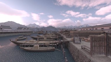 Limanın 3B görüntülemesi