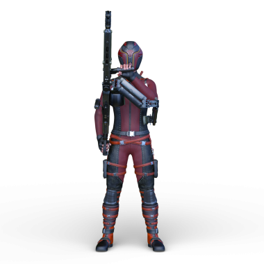 Bir siber savaşçının 3 boyutlu canlandırması