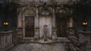 Ürkütücü malikanenin 3D canlandırması