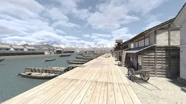 Limanın 3B görüntülemesi