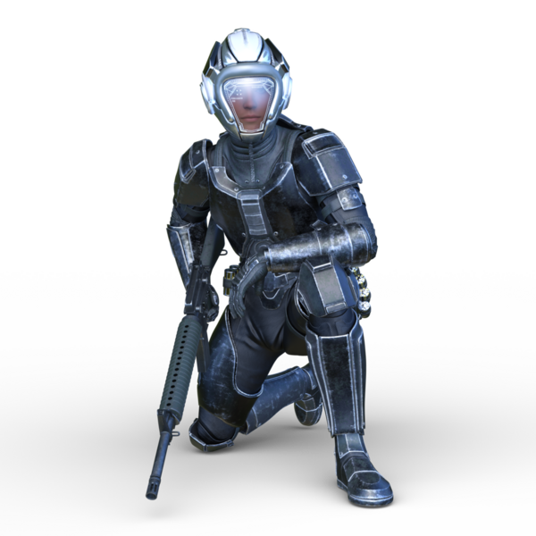 Bir siber savaşçının 3 boyutlu canlandırması