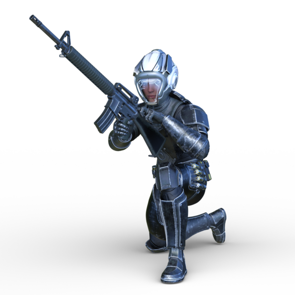 Bir siber savaşçının 3 boyutlu canlandırması