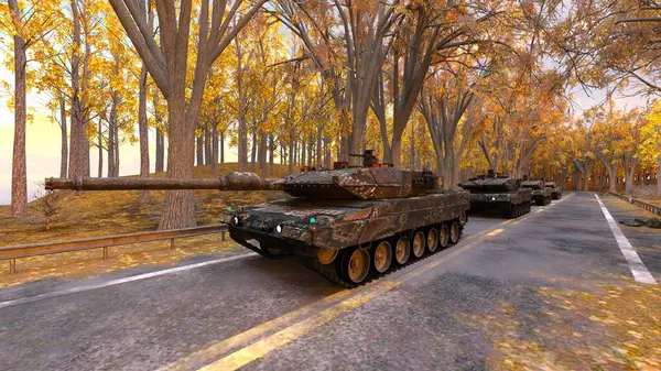 Bir tankın 3B görüntülemesi