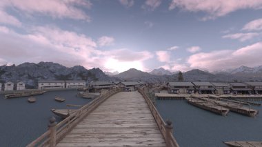 Limanın 3B görüntülemesi