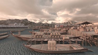 Limanın 3B görüntülemesi