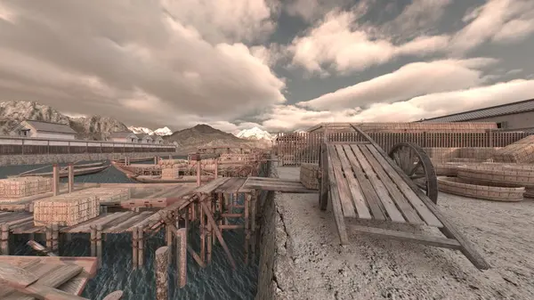 Limanın 3B görüntülemesi