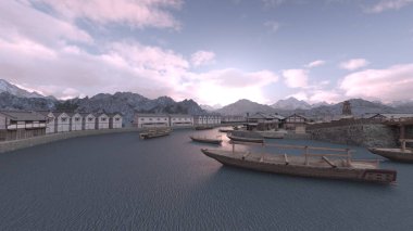 Limanın 3B görüntülemesi