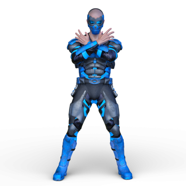 Bir siber adamın 3 boyutlu canlandırması