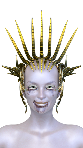 Dişi bir uzaylının 3 boyutlu görüntüsü