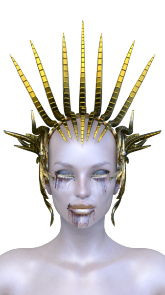 Dişi bir uzaylının 3 boyutlu görüntüsü