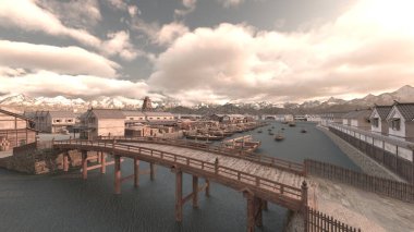 Limanın 3B görüntülemesi