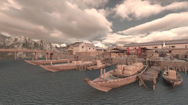 Limanın 3B görüntülemesi