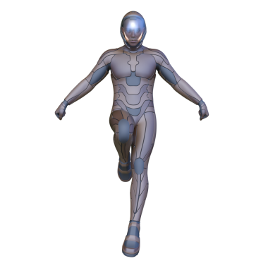 Bir siber adamın 3 boyutlu canlandırması