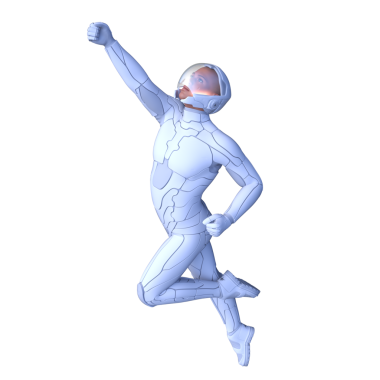 Bir siber adamın 3 boyutlu canlandırması