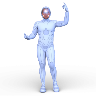 Bir siber adamın 3 boyutlu canlandırması