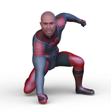 Bir siber adamın 3 boyutlu canlandırması