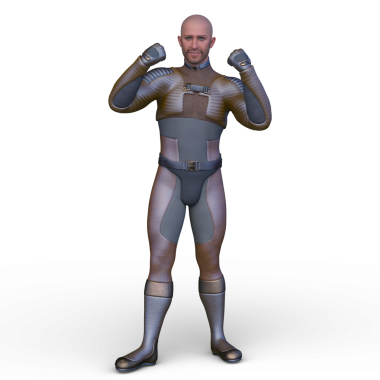 Bir siber adamın 3 boyutlu canlandırması