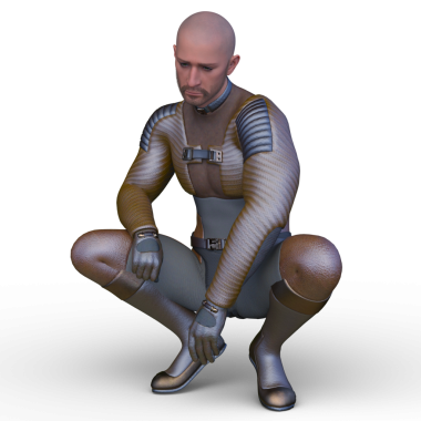 Bir siber adamın 3 boyutlu canlandırması