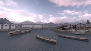 Limanın 3B görüntülemesi